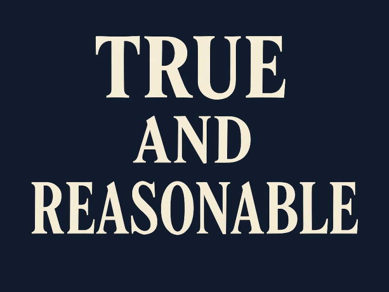 True and Reasonable